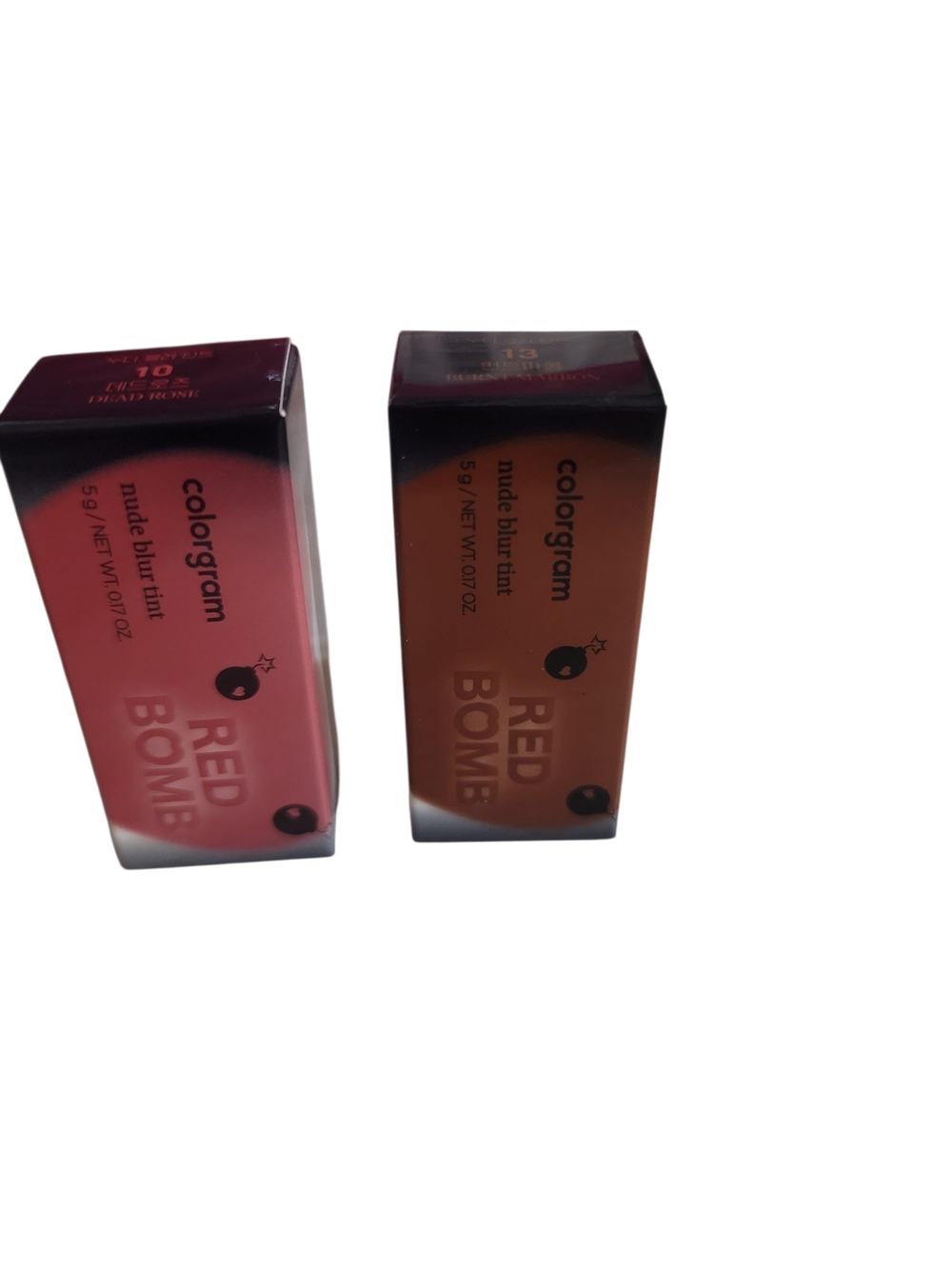 Colorgram Nude Blur Tint - 2 Pcs Bundle - Burnt Marron #13 & Dead Rose #10